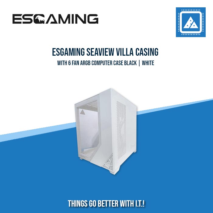 ESGAMING SEAVIEW VILLA CASING BLACK|WHITE ESGAMING SEAVIEW VILLA CASING BLACK|WHITE
